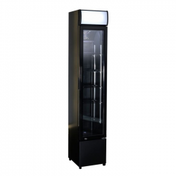 Réfrigérateur à boisson étroit 105L noir